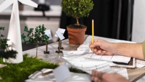Edificios sostenibles con certificaciones como LEED, WELL, EDGE, Fitwel y BMS que promueven eficiencia energética y cuidado del medio ambiente